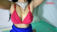 Indische heiße sexy Bhabi Ki Chudai Blue Saree mich Desi Videoi