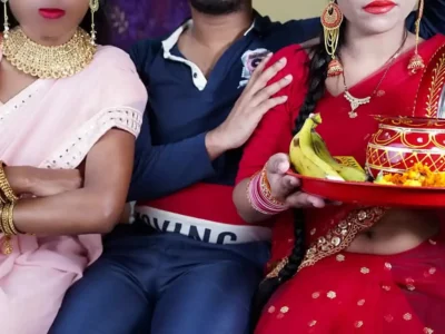दो पत्नी लड़ाई सेक्स के साथ एक भाग्यशाली पति हिंदी में xxx video